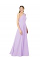Fornecedor de Sem Mangas Um Ombro Bainha Chiffon Vestidos de Madrinha / Vestidos de Noite