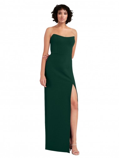 Fornecedor de Lombar Sem Mangas Colher Bainha Crepe Esticado Longo Vestidos de Madrinha / Vestidos de Noite / Vestidos de Festa